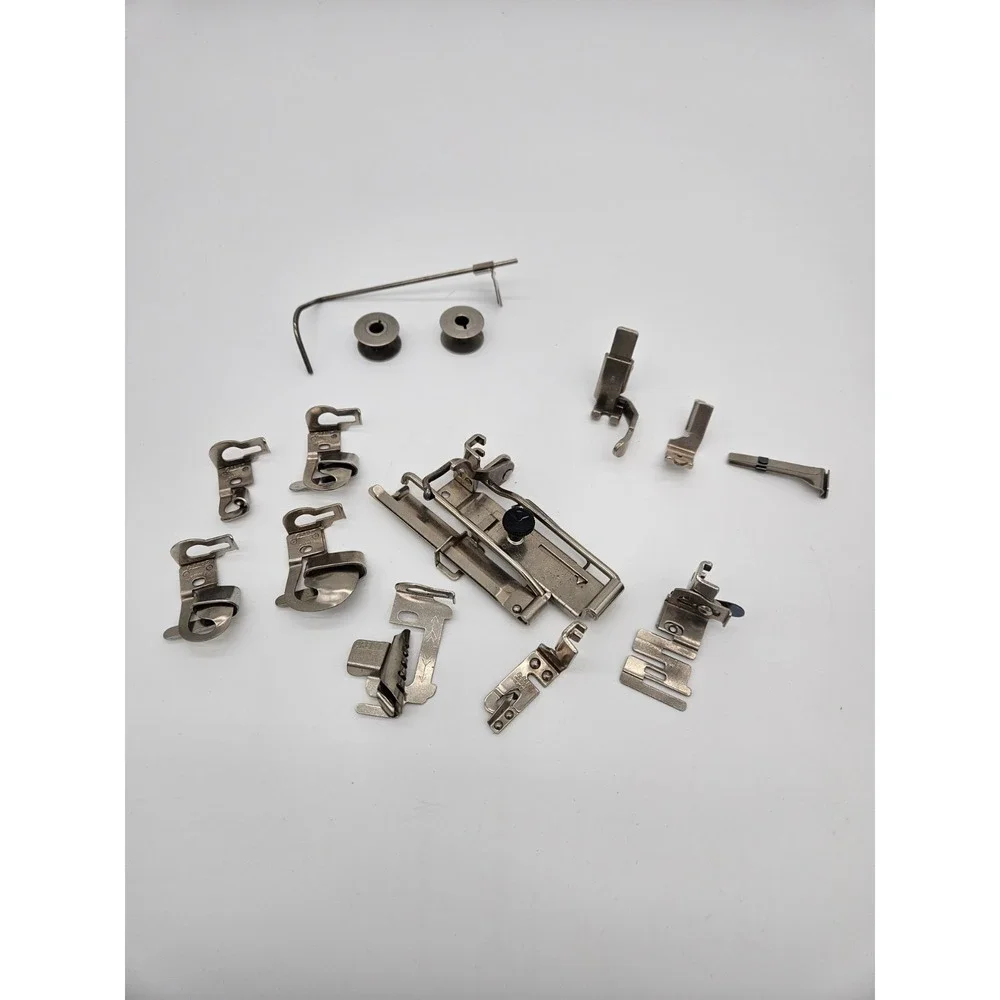 Vintage Sewing Machine Attachments 8-Greist And Other Unmarked READ